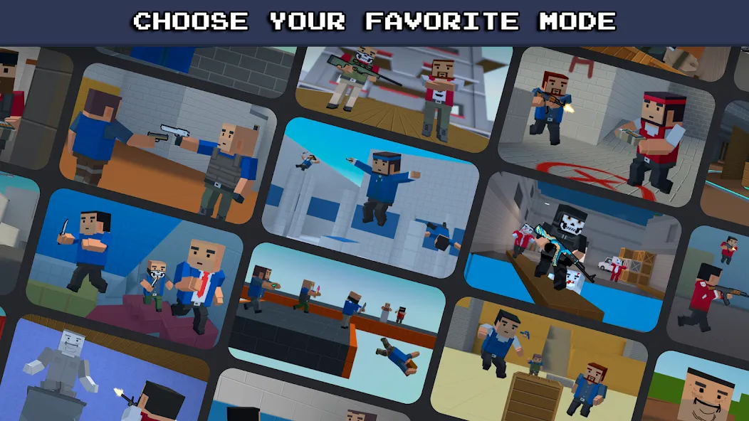 Block Strike: Online Shooter (Блок Страйк) [МОД: Бесконечные деньги, Монеты и Мега MOD] Screenshot 2