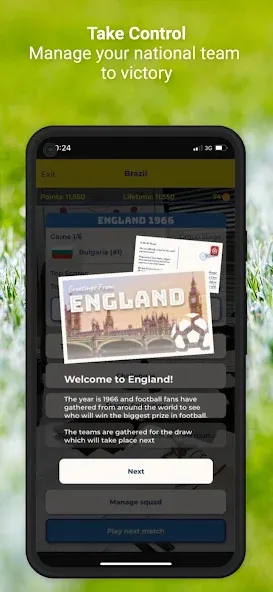 International Football Manager (Интернациональный футбольный менеджер) [МОД: Все открыто, Дополнительные деньги и Меню MOD] Screenshot 4