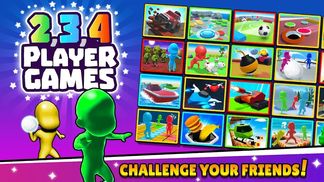TwoPlayerGames 2 3 4 Player [МОД: Бесконечные деньги, Монеты и Мега MOD] Screenshot 1