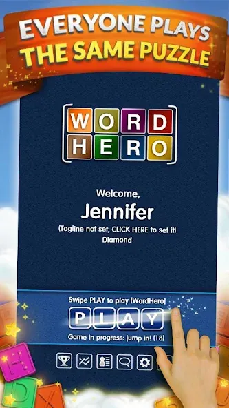 WordHero : word finding game (ВордХиро) [МОД: Бесконечные деньги, Монеты и Мега MOD] Screenshot 2