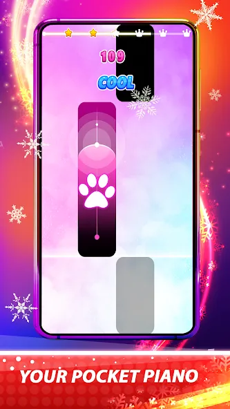 Magic Pink Tiles: Piano Game (Магические розовые плитки) [MOD: Все разблокировано] - Скриншот 2