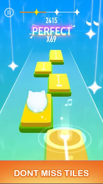 Dancing Cats — Cute Music Game (Дансинг Кэтс) [MOD: Все разблокировано] - Скриншот 2