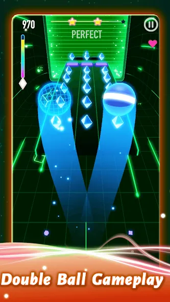 Rolling Twins: Music Ball Rush (Роллинг Твинс) [МОД: Много денег, Монет и Все открыто] Screenshot 3