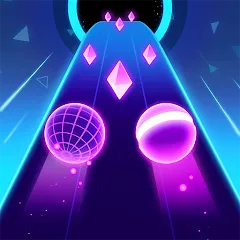 Скачать Rolling Twins: Music Ball Rush (Роллинг Твинс) [МОД: Много денег, Монет и Все открыто] | Взлом Rolling Twins: Music Ball Rush на Андроид