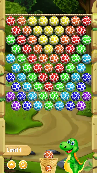 Shoot Dinosaur Eggs [МОД: Много денег, Монет и Все открыто] Screenshot 1