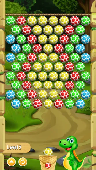 Shoot Dinosaur Eggs [МОД: Много денег, Монет и Все открыто] Screenshot 2