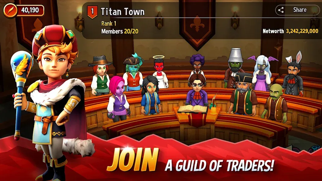 Shop Titans: RPG Idle Tycoon (Шоп Тайтанс) [МОД: Все открыто, Дополнительные деньги и Меню MOD] Screenshot 5