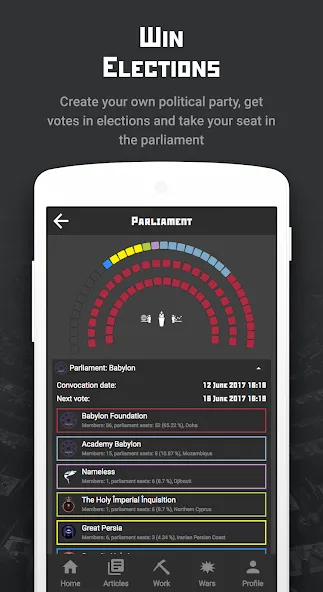 Rival Regions: world strategy (Ривал Регионс) [МОД: Много монет, Открытые уровни и Мега MOD] Screenshot 3
