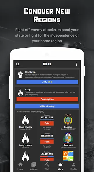 Rival Regions: world strategy (Ривал Регионс) [МОД: Много монет, Открытые уровни и Мега MOD] Screenshot 4