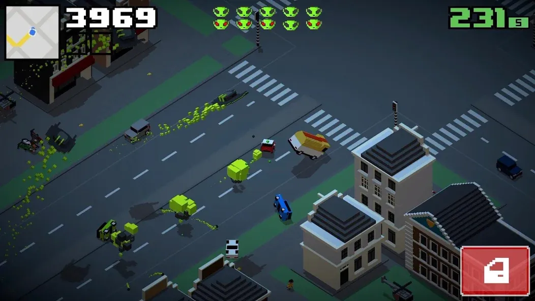 Smashy Road: Wanted 2 (Смэши Роуд) [МОД: Бесконечные деньги, Монеты и Мега MOD] Screenshot 4