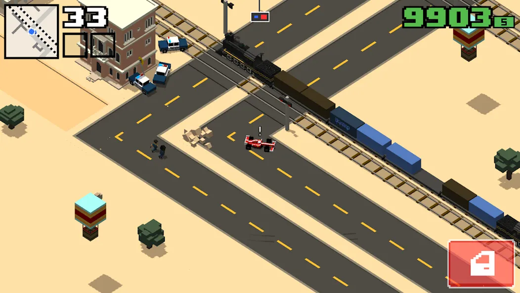 Smashy Road: Wanted 2 (Смэши Роуд) [МОД: Бесконечные деньги, Монеты и Мега MOD] Screenshot 5