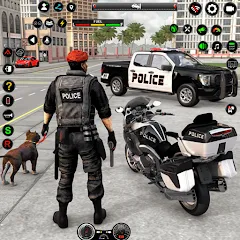 Скачать US Police Car Parking - King [МОД: Меню, Бесконечные монеты и Открытые уровни] | Взлом US Police Car Parking - King на Андроид