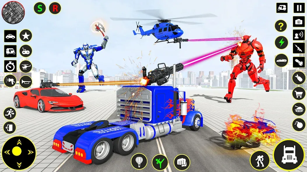 Truck Game - Car Robot Games [МОД: Меню, Бесконечные монеты и Открытые уровни] Screenshot 2