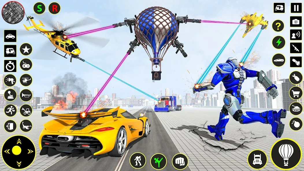 Truck Game - Car Robot Games [МОД: Меню, Бесконечные монеты и Открытые уровни] Screenshot 4