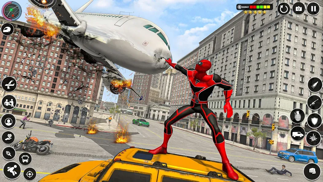 Spider Rope Games - Crime Hero [МОД: Все открыто, Дополнительные деньги и Меню MOD] Screenshot 3