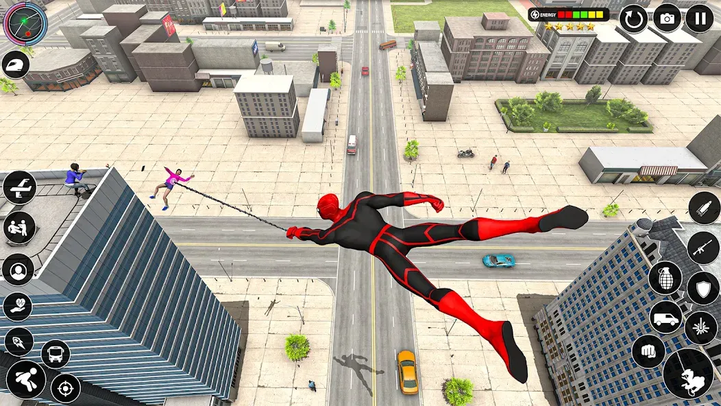 Spider Rope Games - Crime Hero [МОД: Все открыто, Дополнительные деньги и Меню MOD] Screenshot 4