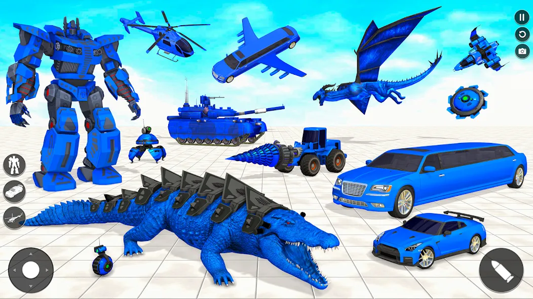 Crocodile Animal Robot Games [MOD: Все разблокировано] - Скриншот 1