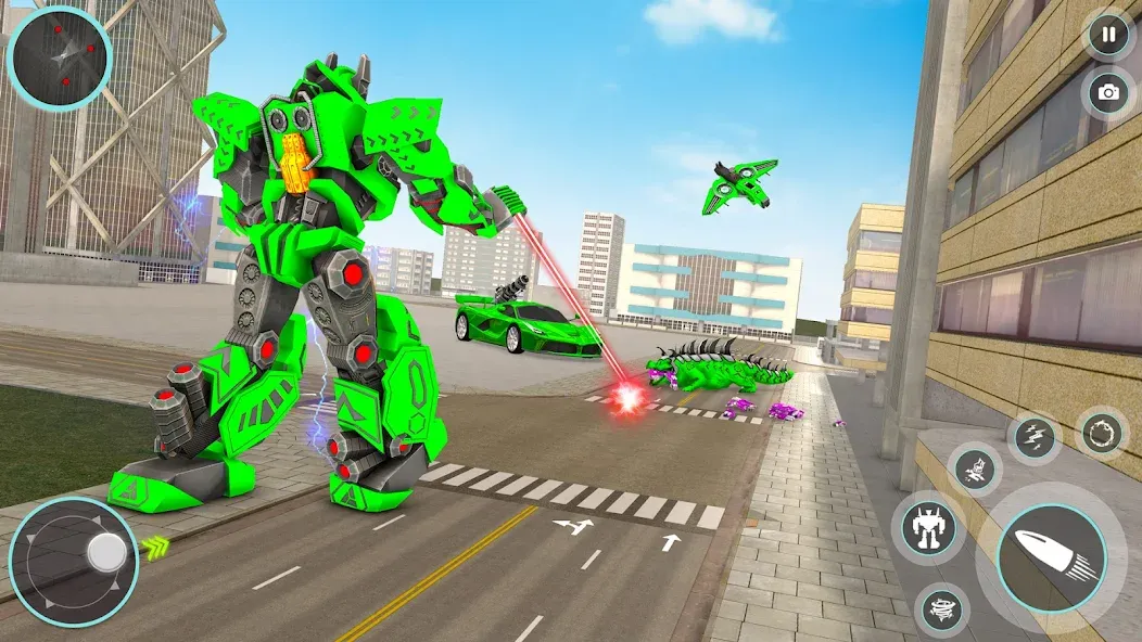 Crocodile Animal Robot Games [MOD: Все разблокировано] - Скриншот 3