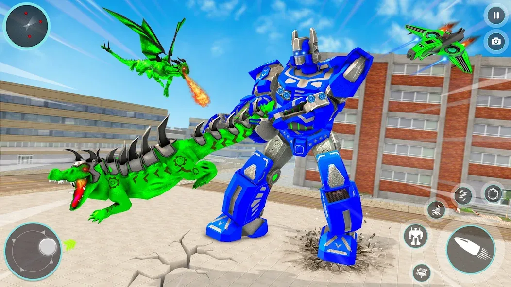 Crocodile Animal Robot Games [MOD: Все разблокировано] - Скриншот 4