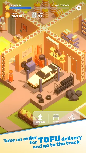 Tofu Drifter (Тофу Дрифтер) [МОД: Деньги, Монеты и Меню MOD] Screenshot 2