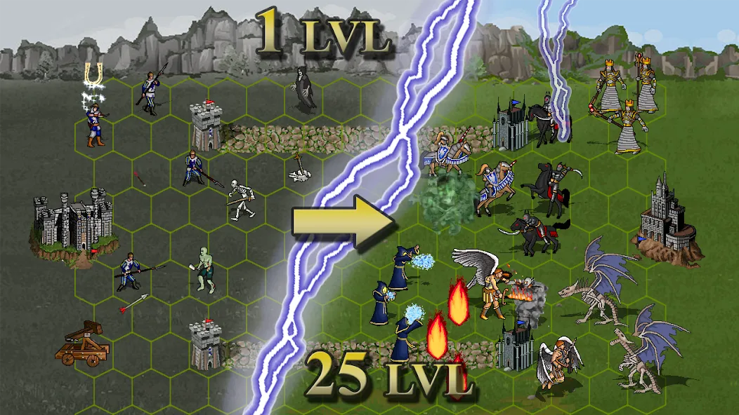 Heroes of Might: Magic arena 3 [МОД: Бесконечные деньги, Монеты и Мега MOD] Screenshot 4