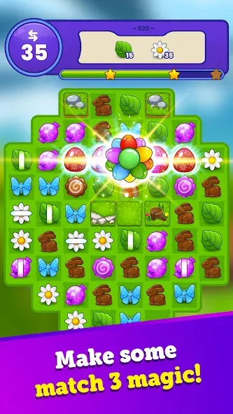 Easter Magic — Match 3 Game (Истер Мэджик) [MOD: Premium/Unlocked] - Скриншот 5