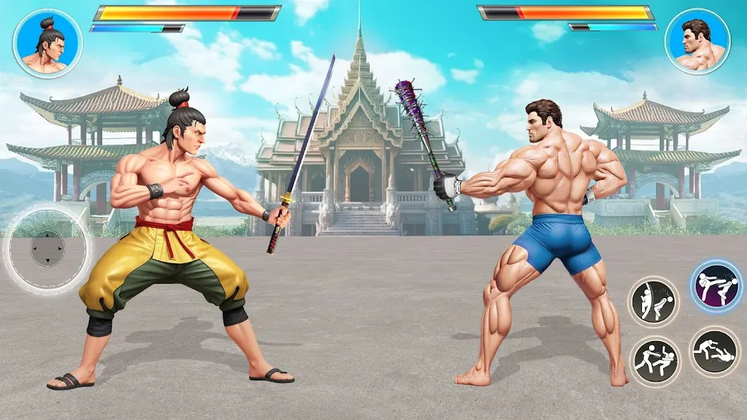 Kung Fu Karate Fighting Games [МОД: Много монет, Открытые уровни и Мега MOD] Screenshot 2