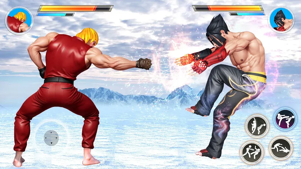 Kung Fu Karate Fighting Games [МОД: Много монет, Открытые уровни и Мега MOD] Screenshot 4