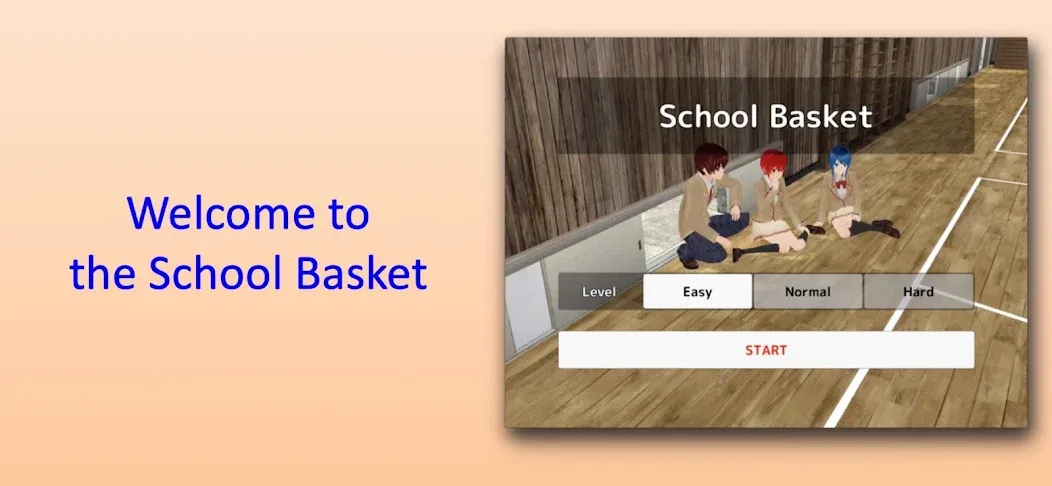 School Basket (Школьная корзина) [МОД: Деньги, Монеты и Меню MOD] Screenshot 1