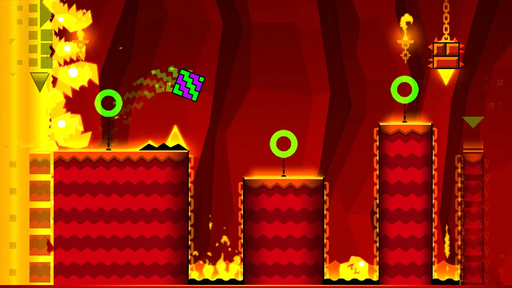 Geometry Dash Meltdown (Геометрия Дэш Мелтдаун) [МОД: Много монет, Открытые уровни и Мега MOD] Screenshot 2