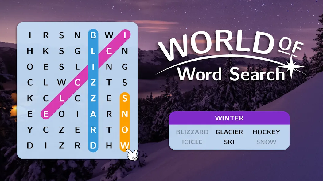 World of Word Search [МОД: Бесконечные деньги, Монеты и Мега MOD] Screenshot 5