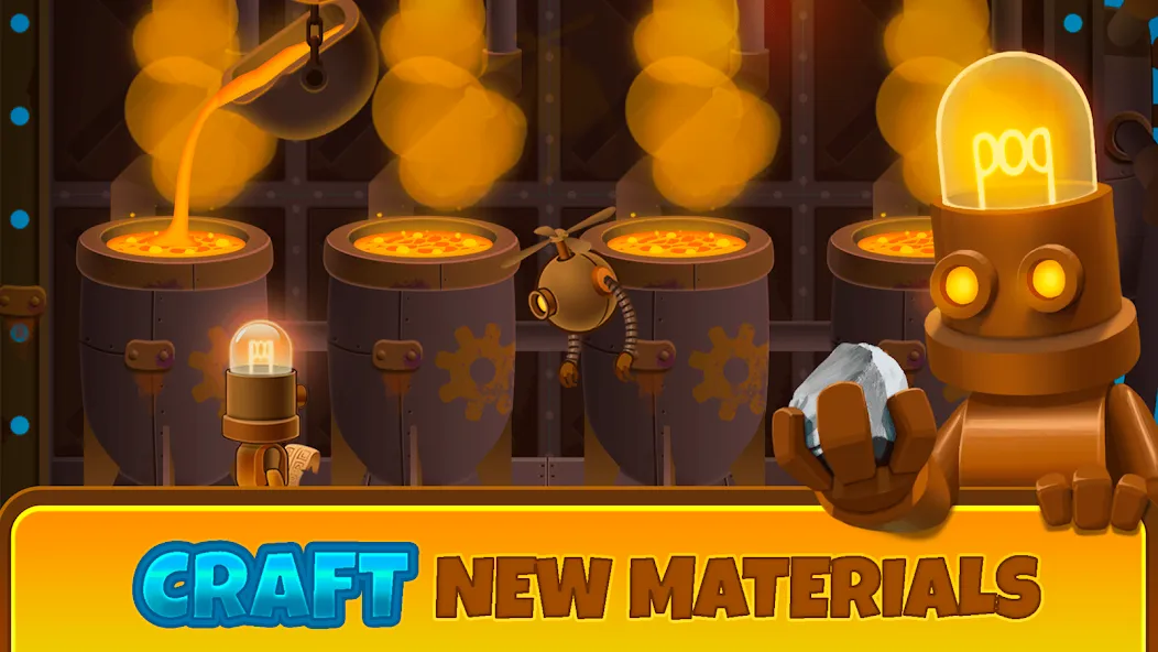 Deep Town: Idle Mining Tycoon (Дип Таун) [MOD: Много монет/Энергии] - Скриншот 3