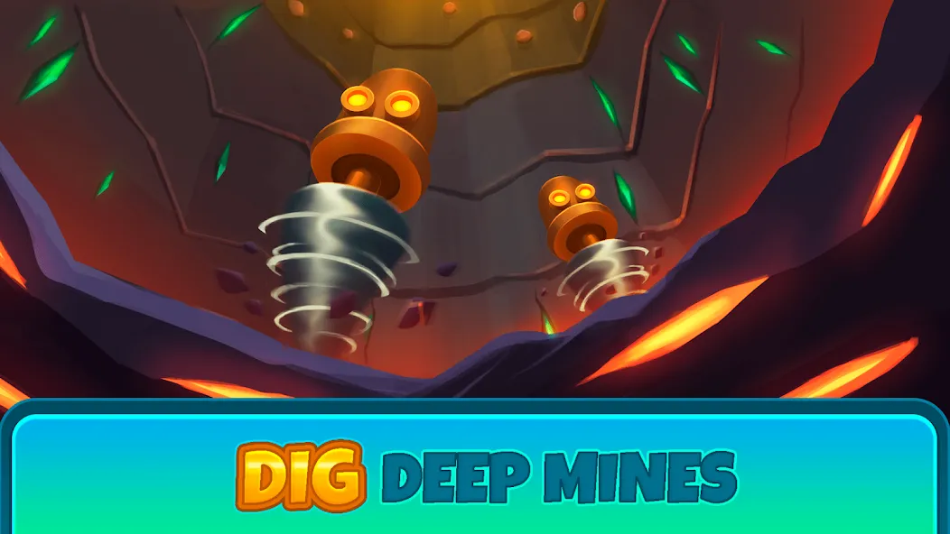 Deep Town: Idle Mining Tycoon (Дип Таун) [MOD: Много монет/Энергии] - Скриншот 4
