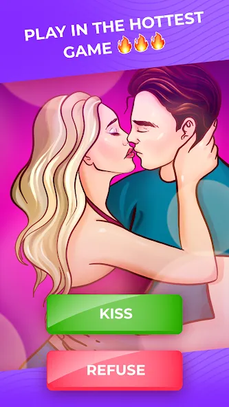 Kiss Me: Kissing Games 18+ (Кисс Ми) [МОД: Бесконечные деньги, Монеты и Мега MOD] Screenshot 1