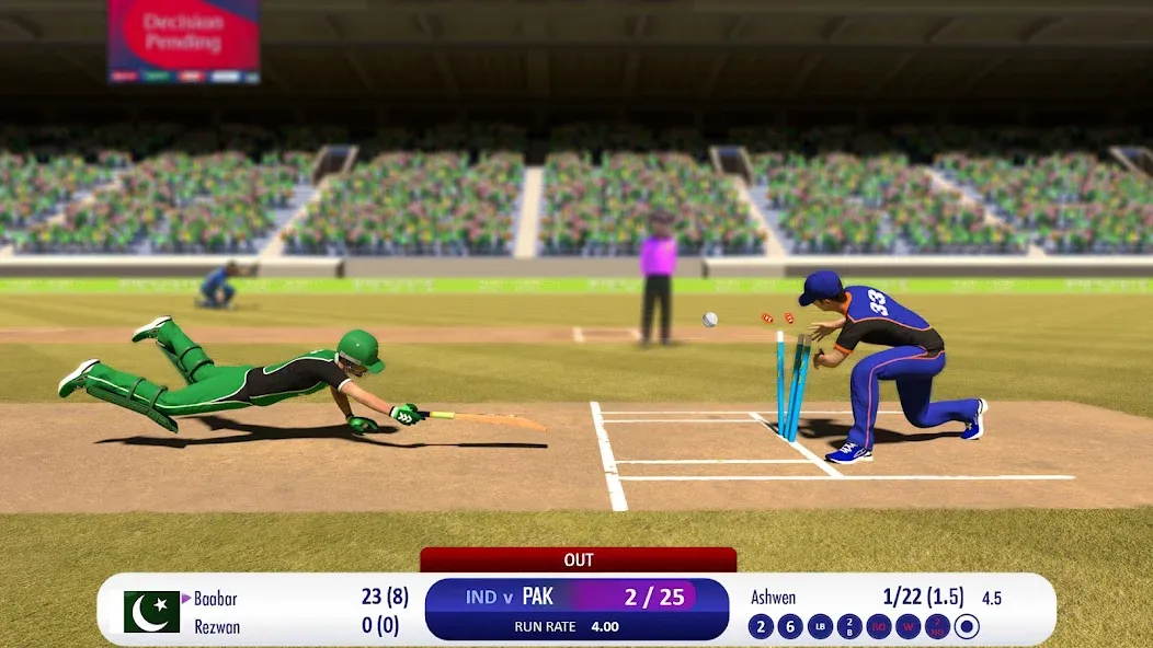 RVG Real World Cricket Game 3D (РВГ Реальная Мировая Крикетная Игра 3D) [МОД: Бесконечные деньги, Монеты и Мега MOD] Screenshot 1
