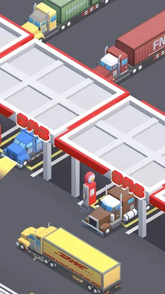 Travel Center Tycoon [МОД: Бесконечные деньги, Монеты и Мега MOD] Screenshot 2