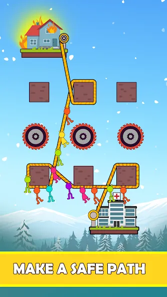 Rope Puzzle (Роуп Паззл) [МОД: Деньги, Монеты и Меню MOD] Screenshot 2
