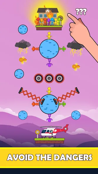 Rope Puzzle (Роуп Паззл) [МОД: Деньги, Монеты и Меню MOD] Screenshot 3