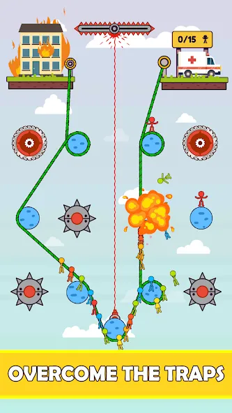 Rope Puzzle (Роуп Паззл) [МОД: Деньги, Монеты и Меню MOD] Screenshot 4