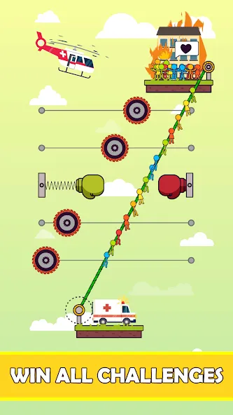 Rope Puzzle (Роуп Паззл) [МОД: Деньги, Монеты и Меню MOD] Screenshot 5