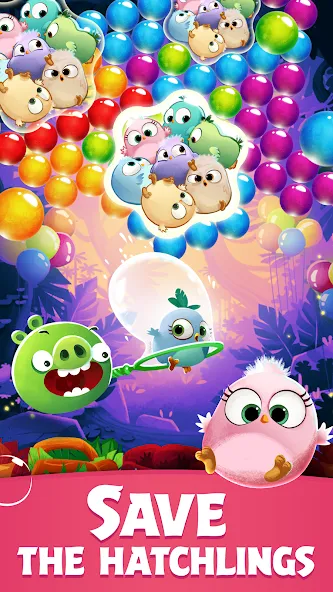 Angry Birds POP Bubble Shooter (Энгри Брдс ПОП Бабл Шутер) [МОД: Все открыто, Дополнительные деньги и Меню MOD] Screenshot 3