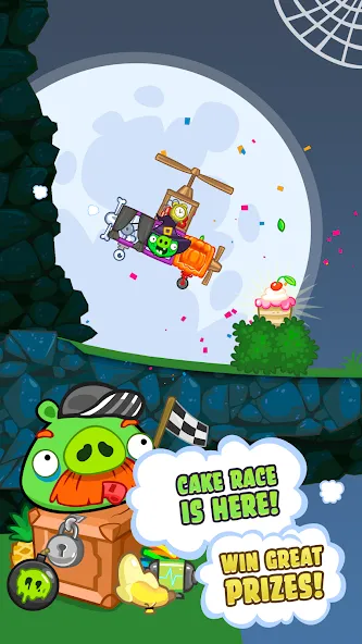 Bad Piggies (Бэд Пиггиз) [МОД: Много денег, Монет и Все открыто] Screenshot 2