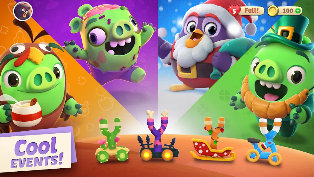 Angry Birds Journey (Энгри Бердс Джорни) [МОД: Много денег, Монет и Все открыто] Screenshot 3