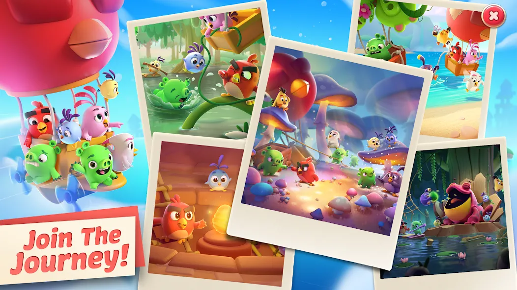 Angry Birds Journey (Энгри Бердс Джорни) [МОД: Много денег, Монет и Все открыто] Screenshot 5