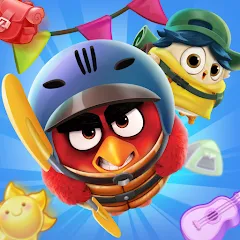 Скачать Angry Birds Match 3 (Энгри Бердс Матч 3) [МОД: Много денег, Монет и Все открыто] | Взлом Angry Birds Match 3 на Андроид