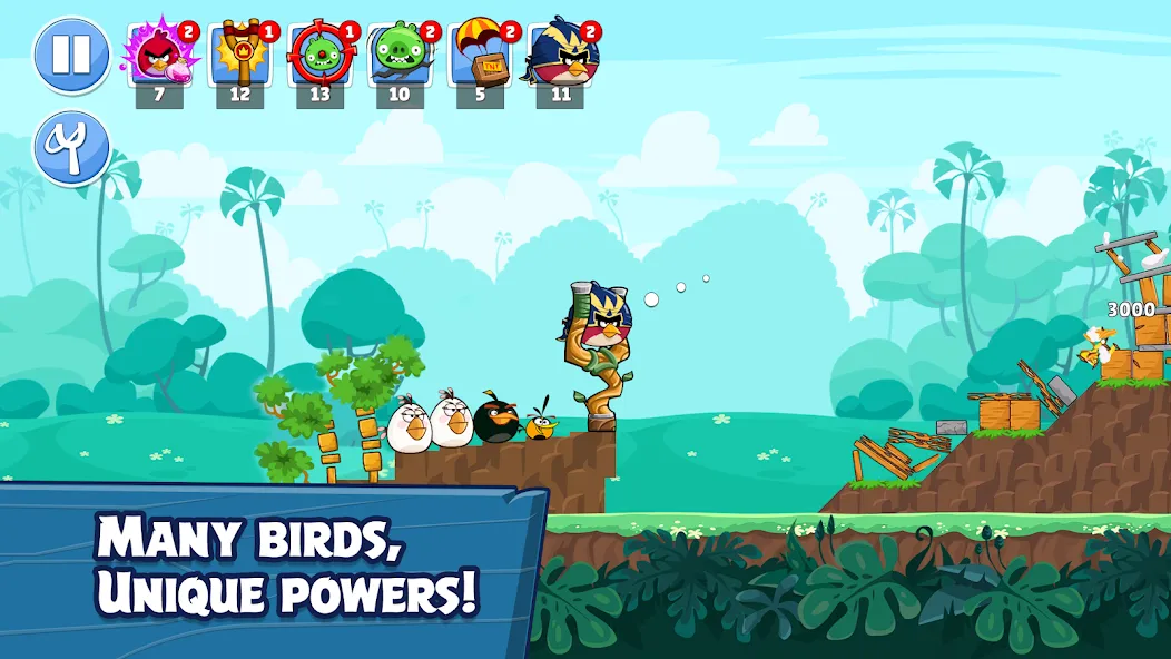 Angry Birds Friends (Энгри Брдс Френдс) [MOD: Все разблокировано] - Скриншот 3