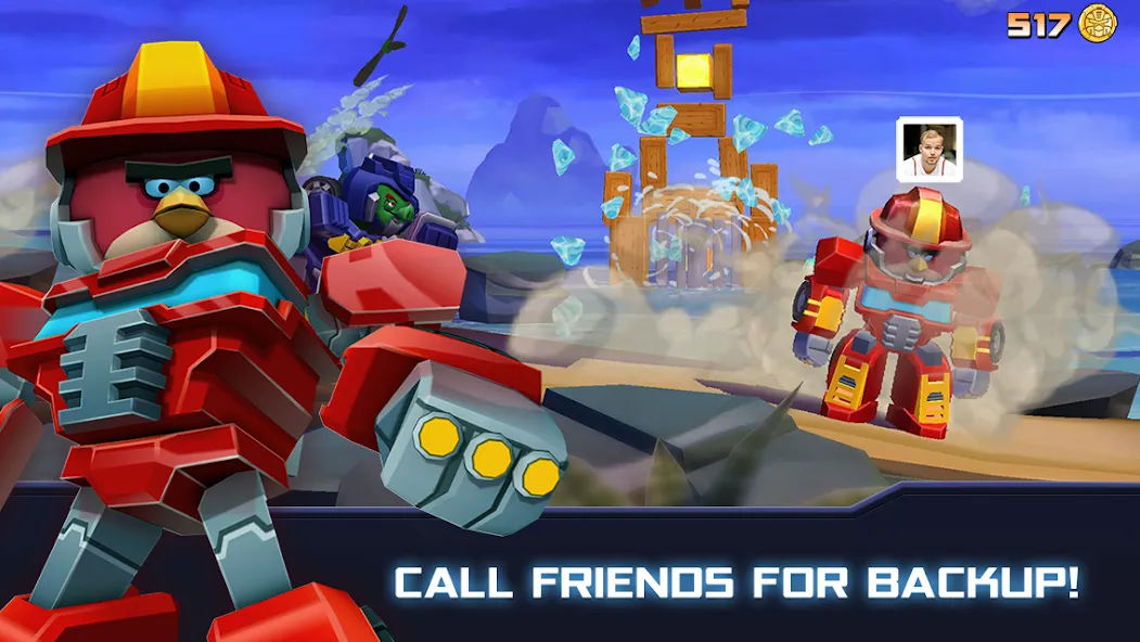 Angry Birds Transformers (Энгри Брдс Трансформеры) [MOD: Бесконечные деньги] - Скриншот 3