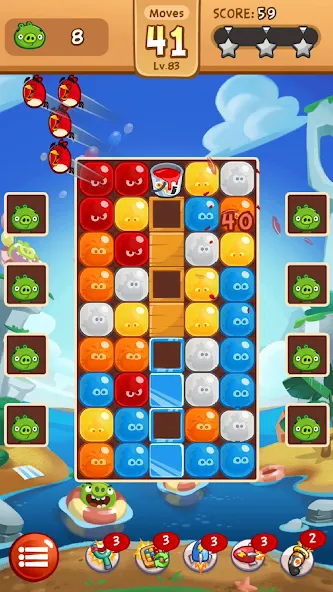 Angry Birds Blast (Энгри Бердс Бласт) [МОД: Бесконечные деньги, Монеты и Мега MOD] Screenshot 1