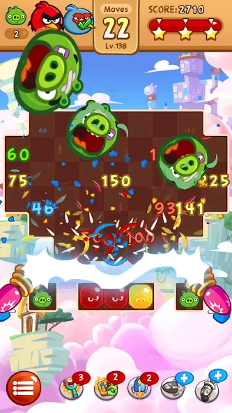 Angry Birds Blast (Энгри Бердс Бласт) [МОД: Бесконечные деньги, Монеты и Мега MOD] Screenshot 4