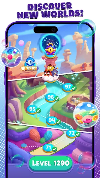Angry Birds Dream Blast (Энгри Бердс Дрим Бласт) [МОД: Бесконечные деньги, Монеты и Мега MOD] Screenshot 5
